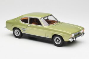 Ford Capri Mk1 Verde Chiaro Metallizzato Minichamps 1:18 18008900 Pressofusione — immagine 6 di 8