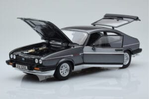 Ford Capri Mk3 2.8 Injection RHD Grigio Grafite Norev 1:18 182725 Pressofusione — immagine 2 di 8
