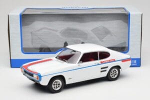Ford Capri Mk1 GT Turbo Bianco MCG 1:18 MCG18539 Pressofusione — immagine 6 di 6