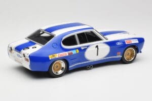 Ford Capri Mk1 RS 2600 #1 D. Glemser Ford Deutschland Winner Brno ETCC 1972 Minichamps 1:18 155728501 Pressofusione — immagine 2 di 6