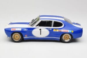 Ford Capri Mk1 RS 2600 #1 D. Glemser Ford Deutschland Winner Brno ETCC 1972 Minichamps 1:18 155728501 Pressofusione — immagine 3 di 6