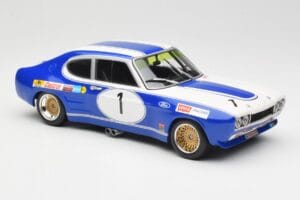 Ford Capri Mk1 RS 2600 #1 D. Glemser Ford Deutschland Winner Brno ETCC 1972 Minichamps 1:18 155728501 Pressofusione — immagine 4 di 6