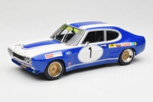 Ford Capri Mk1 RS 2600 #1 D. Glemser Ford Deutschland Winner Brno ETCC 1972 Minichamps 1:18 155728501 Pressofusione