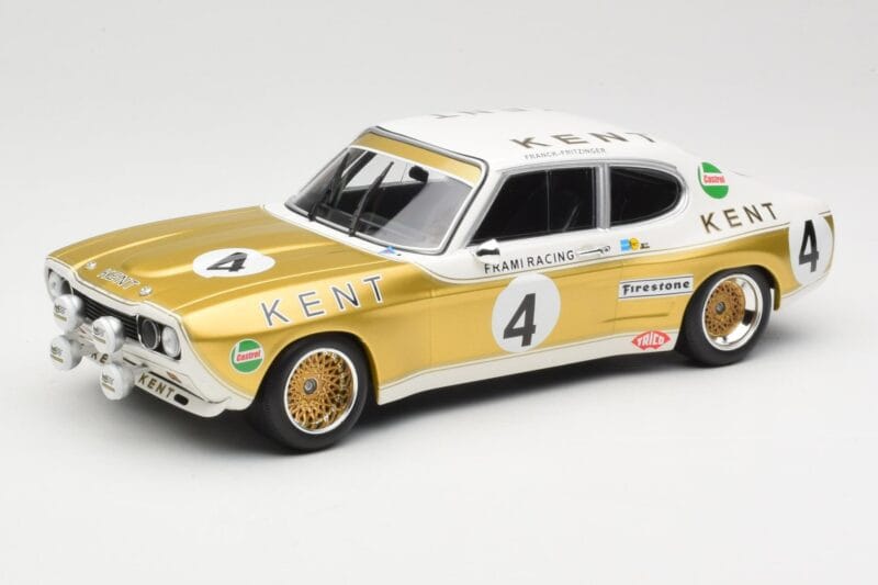Ford Capri Mk1 RS 2600 #4 W. Frank / K. Fritzinger Kent Frami Racing 24 Hours of Spa 1972 Minichamps 1:18 155728504 Pressofus