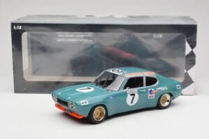 Ford Capri Mk1 RS 2600 #7 J. Stewart / F. Cevert Ford Köln 6 Hours of Paul Ricard 1972 Minichamps 1:18 155728507 Pressofusion — immagine 6 di 6
