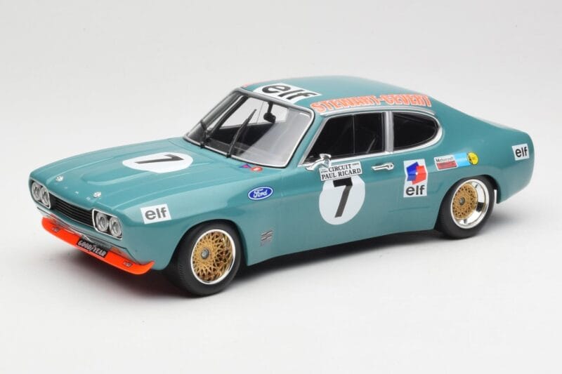 Ford Capri Mk1 RS 2600 #7 J. Stewart / F. Cevert Ford Köln 6 Hours of Paul Ricard 1972 Minichamps 1:18 155728507 Pressofusion