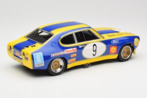 Ford Capri Mk1 RS 2600 #9 K. Fritzinger / H. Heyer Team Europa Möbel 6 Hours of Nürburgring ETCC 1973 Minichamps 1:18 1557385 — immagine 2 di 6