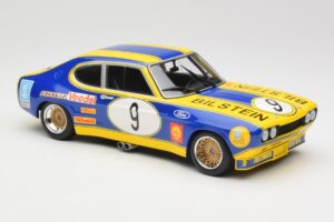 Ford Capri Mk1 RS 2600 #9 K. Fritzinger / H. Heyer Team Europa Möbel 6 Hours of Nürburgring ETCC 1973 Minichamps 1:18 1557385 — immagine 4 di 6