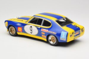Ford Capri Mk1 RS 2600 #9 K. Fritzinger / H. Heyer Team Europa Möbel 6 Hours of Nürburgring ETCC 1973 Minichamps 1:18 1557385 — immagine 5 di 6
