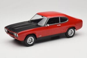 Ford Capri Mk1 RS 2600 Rosso con Cofano Nero MCG 1:18 MCG18538 Pressofusione