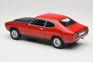 Ford Capri Mk1 RS 2600 Rosso con Cofano Nero MCG 1:18 MCG18538 Pressofusione — immagine 5 di 6
