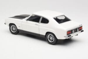 Ford Capri Mk1 RS 2600 Bianco Nero Minichamps 1:18 150089078 Pressofusione — immagine 7 di 8