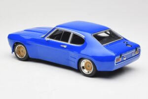 Ford Capri Mk1 RS2600 Blu Minichamps 1:18 155708501 Pressofusione — immagine 5 di 6