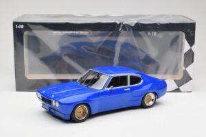 Ford Capri Mk1 RS2600 Blu Minichamps 1:18 155708501 Pressofusione — immagine 6 di 6