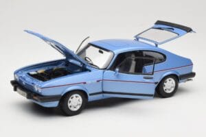 Ford Capri Mk3 2.8 Injection Paris Blue Norev 1:18 182764 Pressofusione — immagine 2 di 8