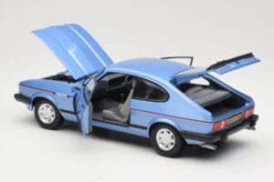 Ford Capri Mk3 2.8 Injection Paris Blue Norev 1:18 182764 Pressofusione — immagine 3 di 8
