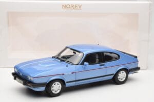 Ford Capri Mk3 2.8 Injection Paris Blue Norev 1:18 182764 Pressofusione — immagine 8 di 8