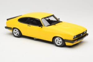 Ford Capri Mk3 3.0 Giallo Minichamps 1:18 155788601 Pressofusione — immagine 4 di 6