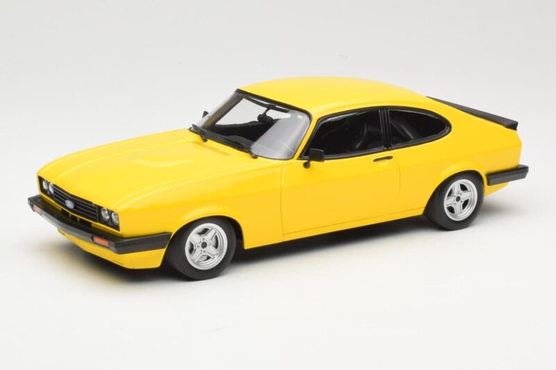 Ford Capri Mk3 3.0 Giallo Minichamps 1:18 155788601 Pressofusione