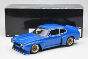 Ford Capri RS 3100 Blu Minichamps 1:18 180748000 Pressofusione — immagine 8 di 8