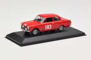 Ford Cortina Mk I #193 Rally Monte Carlo 1963 Minichamps 1:43 400638293 Pressofusione — immagine 2 di 4