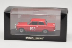 Ford Cortina Mk I #193 Rally Monte Carlo 1963 Minichamps 1:43 400638293 Pressofusione — immagine 4 di 4