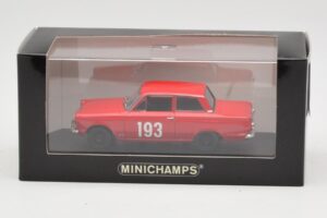 Ford Cortina Mk I #193 Rally Monte Carlo 1963 Prototype Minichamps 1:43 400638293-P1 Pressofusione — immagine 4 di 4