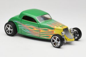 Ford Coupe Verde con Fiamme Road Signature 1:18 30109 Pressofusione — immagine 6 di 8