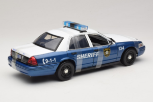 Ford Crown Victoria Police Interceptor The Walking Dead Greenlight 1:18 12957 Pressofusione — immagine 2 di 6