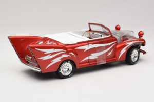 Ford De Luxe Cabriolet Greased Lightning Rosso Joyride 1:18 33544 Pressofusione — immagine 2 di 5