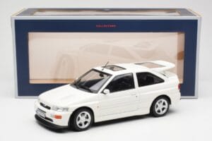 Ford Escort RS Cosworth Bianco Norev 1:18 182776 Pressofusione — immagine 6 di 6