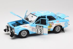 Ford Escort RS1600 #13 T. Makinen RAC Rally Winner 1973 Minichamps 1:18 100738113 Pressofusione — immagine 2 di 8
