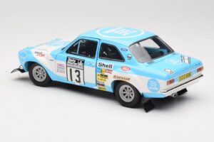 Ford Escort RS1600 #13 T. Makinen RAC Rally Winner 1973 Minichamps 1:18 100738113 Pressofusione — immagine 7 di 8