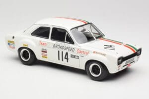 Ford Escort RS1600 #114 J. Fitzpatrick Team Broadspeed Castrol Race of Champions 1971 Minichamps 1:18 100718114 Pressofusione — immagine 6 di 8
