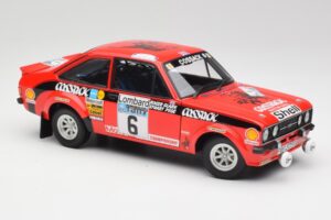 Ford Escort II RS1800 #6 R. Clark / J. Pegg RAC Rally Winner 1976 Minichamps 1:18 100768406 Pressofusione — immagine 6 di 8