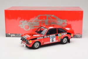 Ford Escort II RS1800 #6 R. Clark / J. Pegg RAC Rally Winner 1976 Minichamps 1:18 100768406 Pressofusione — immagine 8 di 8