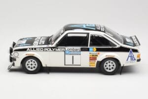 Ford Escort Mk2 RS 1800 #1 T. Mäkinen / H. Liddon Allied Polymer Group Winners Lombard RAC Rally 1975 Minichamps 1:18 1557587 — immagine 3 di 6