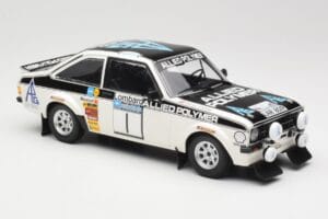 Ford Escort Mk2 RS 1800 #1 T. Mäkinen / H. Liddon Allied Polymer Group Winners Lombard RAC Rally 1975 Minichamps 1:18 1557587 — immagine 4 di 6