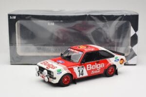 Ford Escort Mk2 RS 1800 #14 Droogmans / Joosten Belga 3rd Place Lotto Haspengouw Rally 1983 Minichamps 1:18 155838714 Pressof — immagine 6 di 6