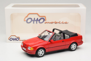 Ford Escort Mk4 XR3i Cabriolet Flamenco Red Otto 1:18 OT1254 Resina — immagine 6 di 6