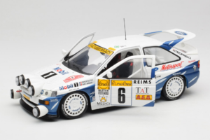 Ford Escort RS Cosworth Mobil 1 #6 F. Delecour / D. Grataloup Rally Monte Carlo Night Version Winner 1994 UT Models 1:18 3945 — immagine 2 di 8