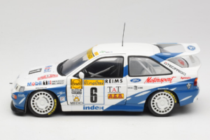 Ford Escort RS Cosworth Mobil 1 #6 F. Delecour / D. Grataloup Rally Monte Carlo Winner 1994 UT Models 1:18 180948106 Pressofu — immagine 4 di 8