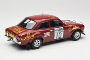 Ford Escort RS 1600 Mk1 #10 H. Mikkola / J. Davenport RAC Rally 1974 IXO 1:18 18RMC047C Pressofusione — immagine 2 di 6