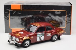 Ford Escort RS 1600 Mk1 #10 H. Mikkola / J. Davenport RAC Rally 1974 IXO 1:18 18RMC047C Pressofusione — immagine 6 di 6