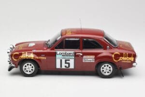 Ford Escort RS 1600 Mk1 #15 M. Alen / I. Kivimäki RAC Rally 1974 IXO 1:18 18RMC047B Pressofusione — immagine 3 di 6