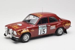 Ford Escort RS 1600 Mk1 #15 M. Alen / I. Kivimäki RAC Rally 1974 IXO 1:18 18RMC047B Pressofusione