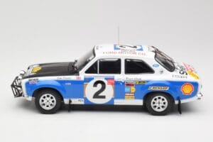 Ford Escort RS 1600 Mk1 #2 R. Clark / J. Porter Safari Rally 1973 IXO 1:18 18RMC075A Pressofusione — immagine 3 di 6