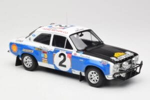 Ford Escort RS 1600 Mk1 #2 R. Clark / J. Porter Safari Rally 1973 IXO 1:18 18RMC075A Pressofusione — immagine 4 di 6