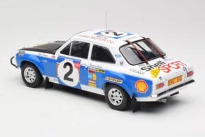 Ford Escort RS 1600 Mk1 #2 R. Clark / J. Porter Safari Rally 1973 IXO 1:18 18RMC075A Pressofusione — immagine 5 di 6