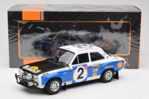 Ford Escort RS 1600 Mk1 #2 R. Clark / J. Porter Safari Rally 1973 IXO 1:18 18RMC075A Pressofusione — immagine 6 di 6